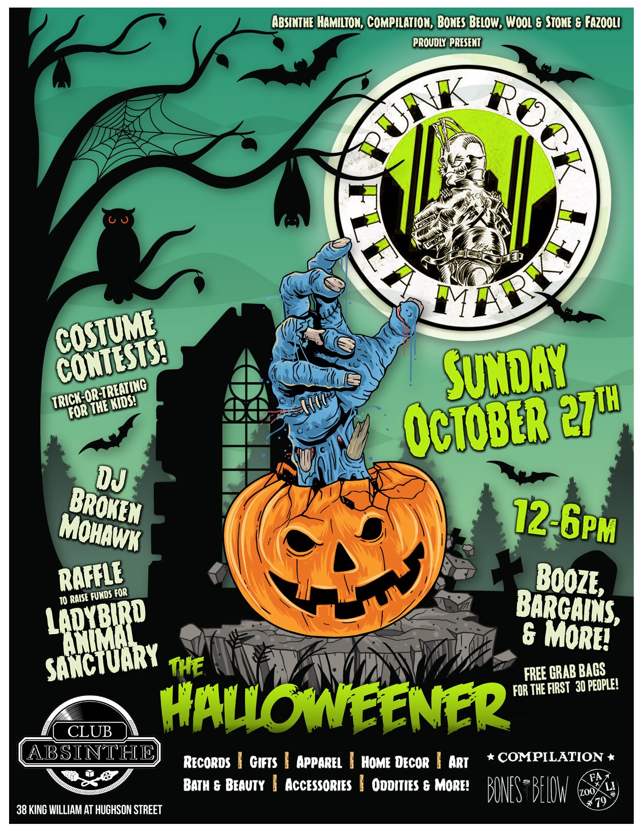 Punk Rock Flea Market - October 27, 2019 - 38 King William St