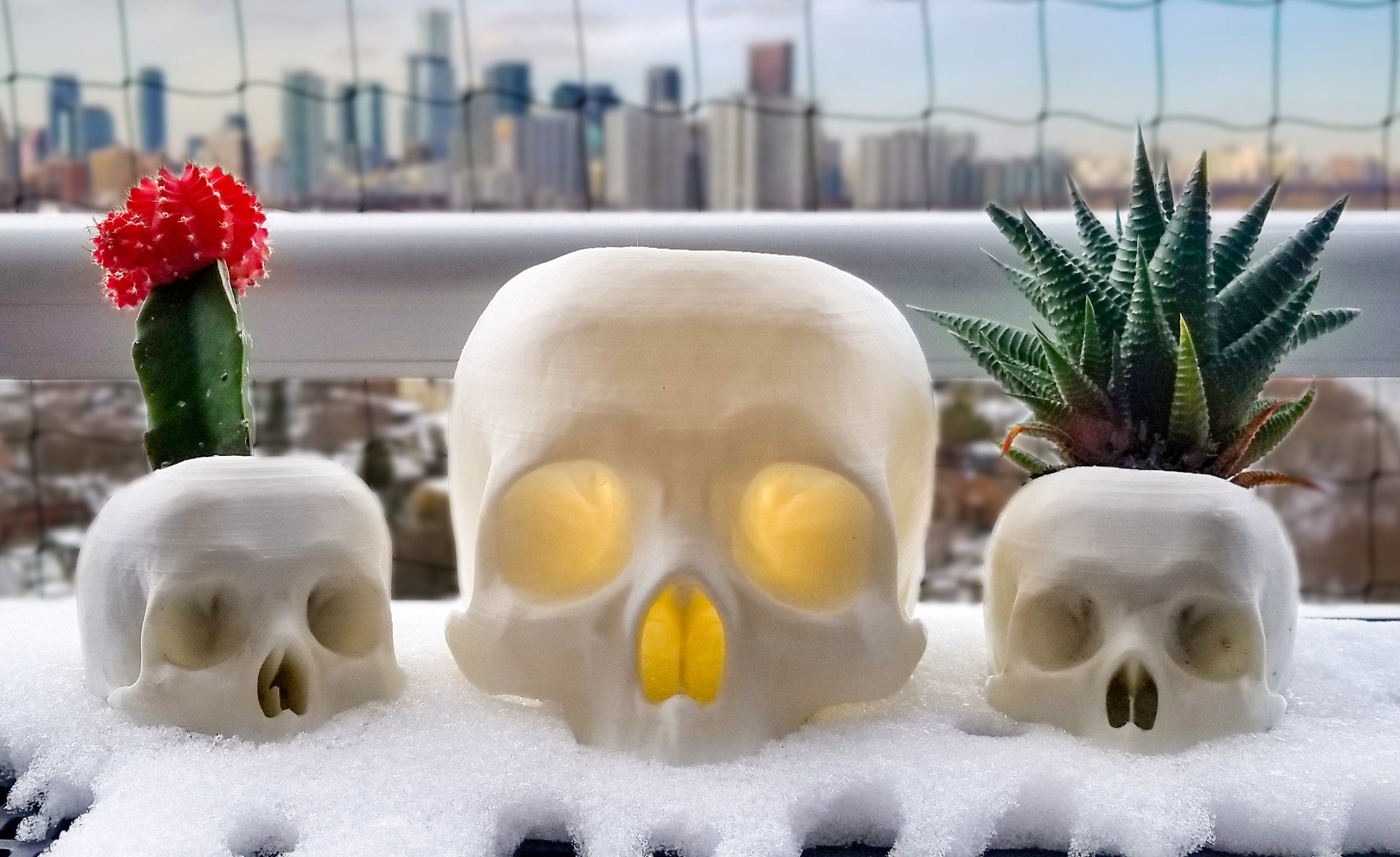 large skull planter pot Large Skull Planter • Gothic Home Garden Decor • 3D Printed – Cursed By Design