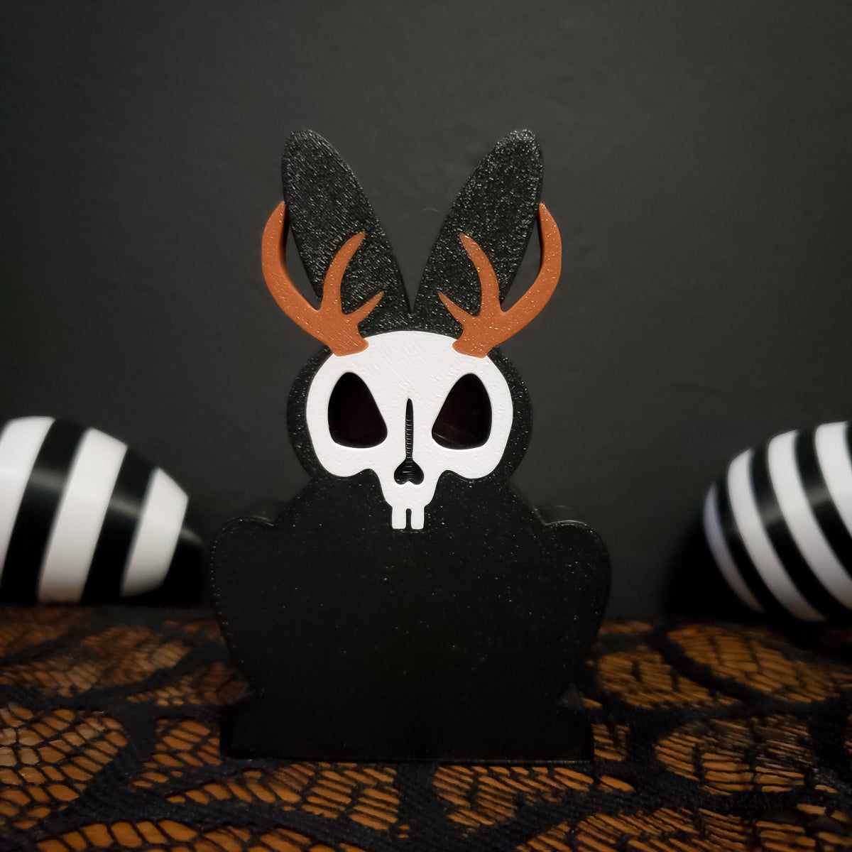 Jackalope - The Cursed Creeptids • Easterween Decor • 3D Printed ...