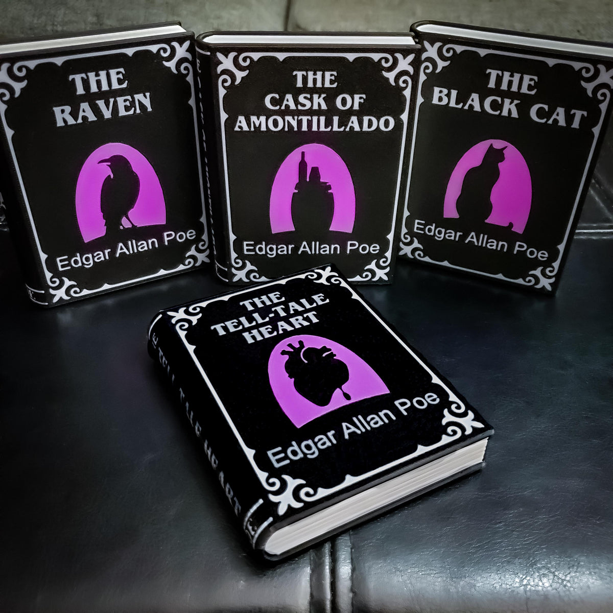 Edgar Allan Poe Book Coasters • Gothic Home Decor • 3D Printed – Cursed ...