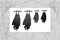 Bat Family Permanent Vinyl Decal || Gothic Home Decor Halloween Decoration Witch Pentagram Car Accessories Bumper Sticker
