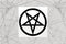 Pentagram Permanent Vinyl Decal || Gothic Home Decor Halloween Decoration Pentacle Satan Star pentagram goth  Reversible witch witchy