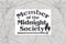 Member of the Midnight Society Permanent Vinyl Decal || Gothic Home Decor Halloween Decoration Car Accessories Bumper Sticker