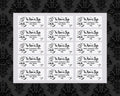 Custom Bats Return Address label tags 8X6 Sticker Sheet Stickers Witchy Gothic gifts wrapping goth horror occult Ouija stationary