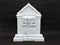 Loved One Memorial 7.5" Tall Custom Tombstone || headstone gothic goth home decor spooky gravestone marker || Personalized 3D Print