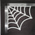 Spider Web Door Corner || gothic home decor hallween wall art gothic door frame accessory cobweb arachnid webbing || 3D Printed