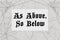 As Above, So Below Permanent Vinyl Decal || Gothic Home Decor Halloween Decoration Witch Moon Pentagram Sticker Goth Symbols