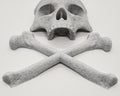 Hanging Skull Wall Art || gothic home decor halloween accessory goth witch gallery wall || 3D printed