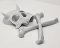 Hanging Horned Skull Wall Art || gothic home decor halloween accessory devil goth macabre witch gallery wall || 3D printed
