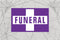 Funeral Service  Vinyl Decal Flag Permanent Car || Hearse Gothic Home Decor Halloween Decoration Witch Spooky Accessories Bumper Sticker