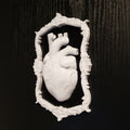 Anatomical Heart Frame Wall Art ||  Vintage Ornate gothic home decor haunted halloween accessory spooky goth witch gallery wall | 3D printed