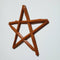 Stick Pentagram Wall Art || Gothic Home Decor Halloween Accessory Goth Witchy Hallery Wall Art Pagan Wiccan Horror Movie || 3D printed
