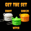 McPunk'n Bucket Key Chain || Gothic Home Decor Goth Keychain Accessory Nostalgia Halloween Keyring Haunted Witchy Ornament || 3D Printed