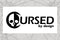 Cursed by Design Vinyl Decal || Gothic Home Decor Halloween Decoration Witch Pentagram Car Accessories Bumper Sticker