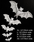 Flying Bat Wall Art || Gothic Home Decor Hanging Gallery Wall Halloween Decoration Vampire Accessory || 3D printed
