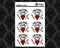 Hellfire Club 6X4 Sticker Sheet