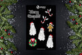 Merry Creepmas 2 6x4 Sticker Sheet Stickers 