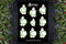 Christmas lights Ghost gift tags
