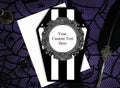 Customizable Coffin Greeting Card || Valentine's Day Anniversary Birthday Goth Gothic Occasion Holiday Sexy
