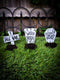 Sally's Garden Headstone Set Garden Markers || Gothic Garden Decor || 3D Print