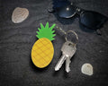 Pineapple Jackolantern Keychain || Gothic Summerween Accessory || 3D Printed