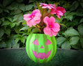 Watermelon Jack-o-lantern Planter || Gothic Garden Decor || 3D Printed