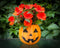 Pumpkin Jack-o-lantern Planter || Gothic Garden Decor || 3D Printed