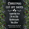 Christmas Coffin gift tags 6x8 Sticker Sheet Stickers
